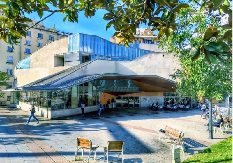 View of Jaume Fuster Public Library in Cerdanyola del Vallès, CT