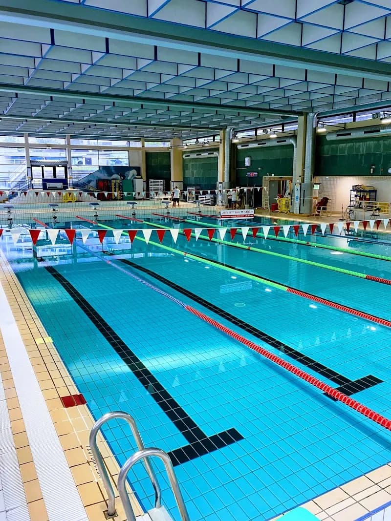 View of Jean Boiteux Pool in Saint-Denis, IDF