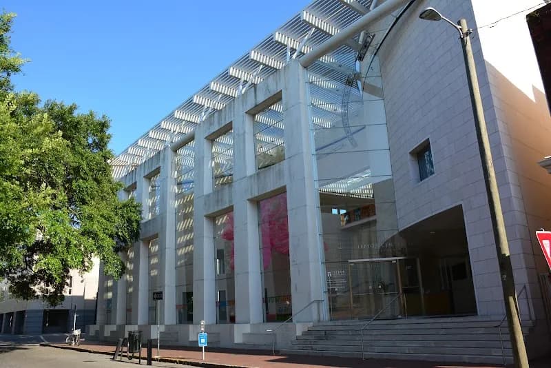 View of Jepson Center & Telfair Children's Art Museum (CAM) in Savannah, GA