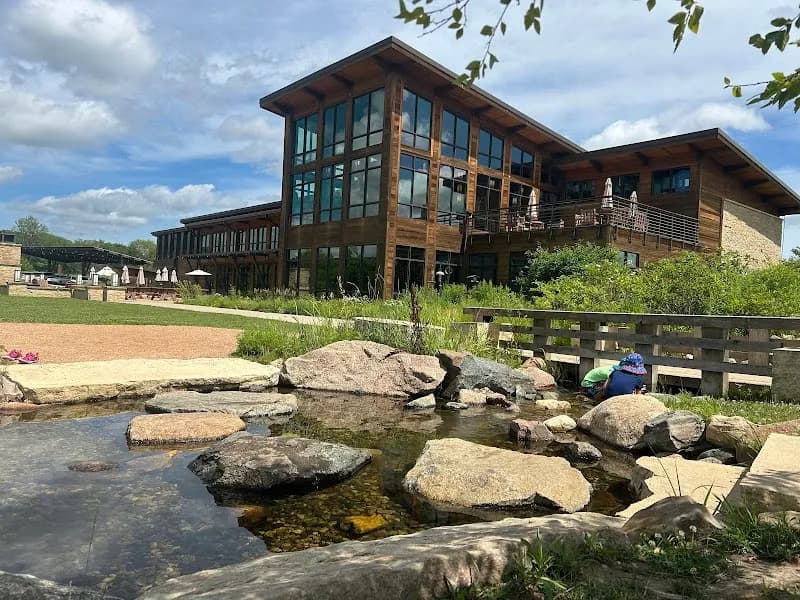 View of Jester Park Nature Center in Des Moines, IA