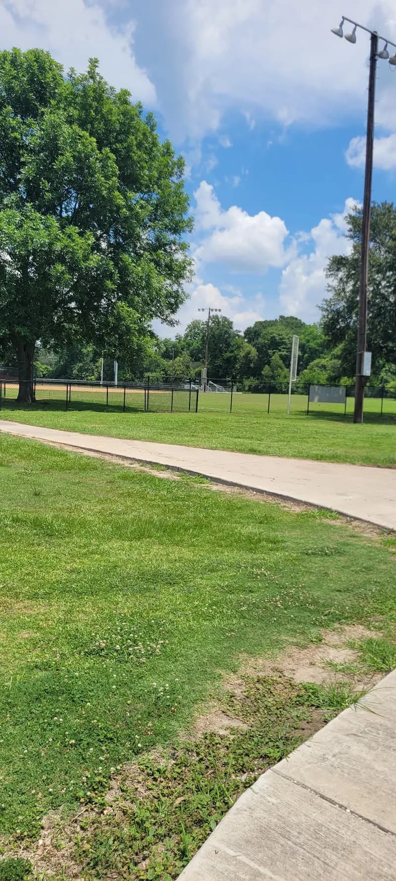 View of Joe Myhand Park in Addis, LA