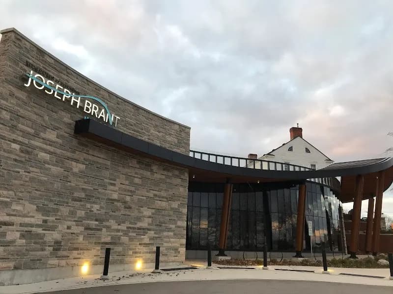 View of Joseph Brant Museum in Burlington, ON