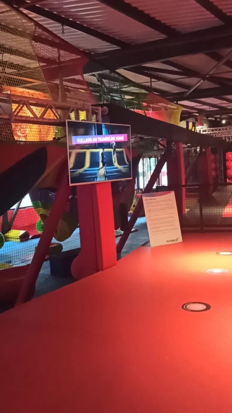 View of Jump Land Trampoline Park in Pendik, Istanbul