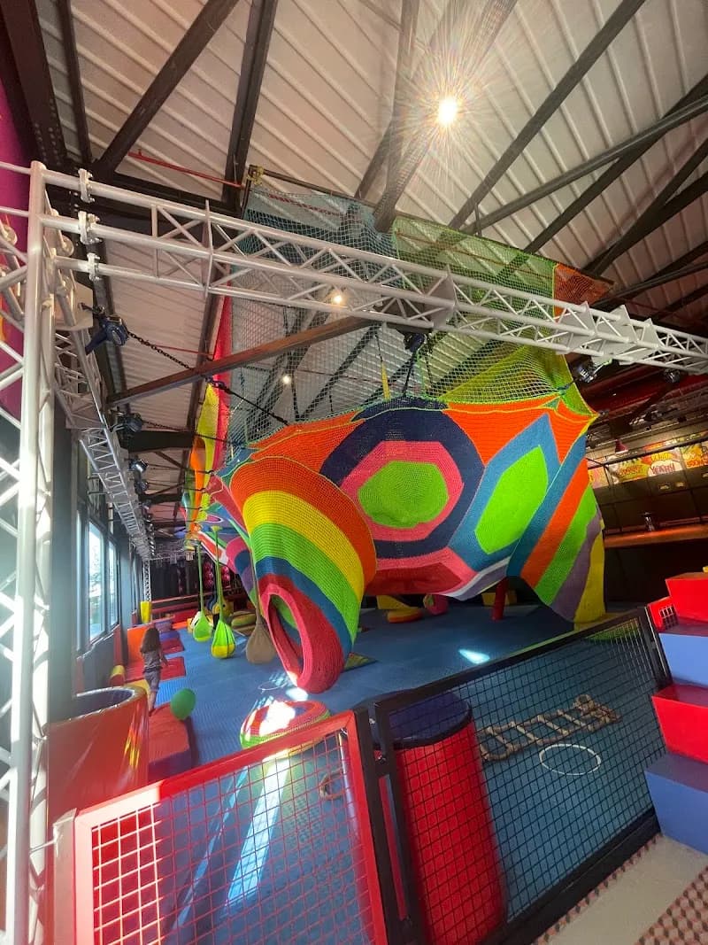 View of Jump Land Trampoline Park in Pendik, Istanbul