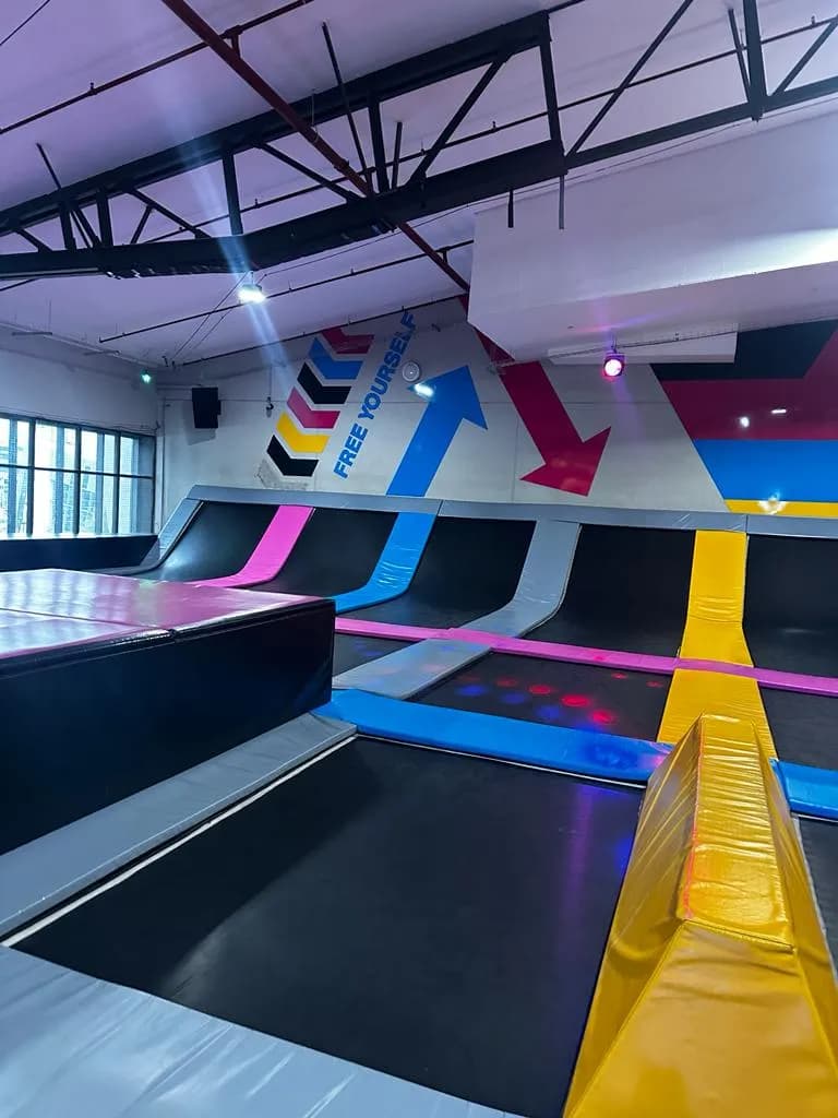 View of Jump Zone Trampoline Park in Pretoria, GP