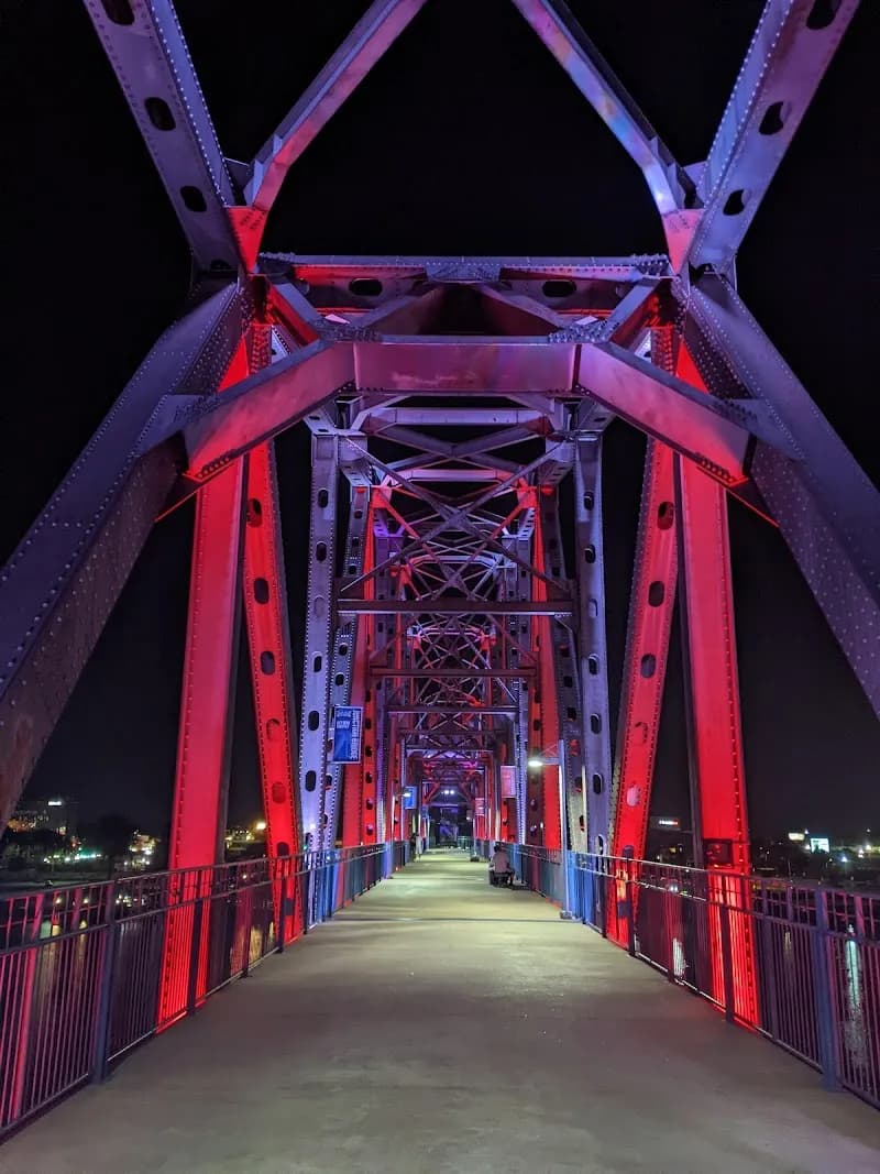 View of Junction Bridge in Little Rock, AR