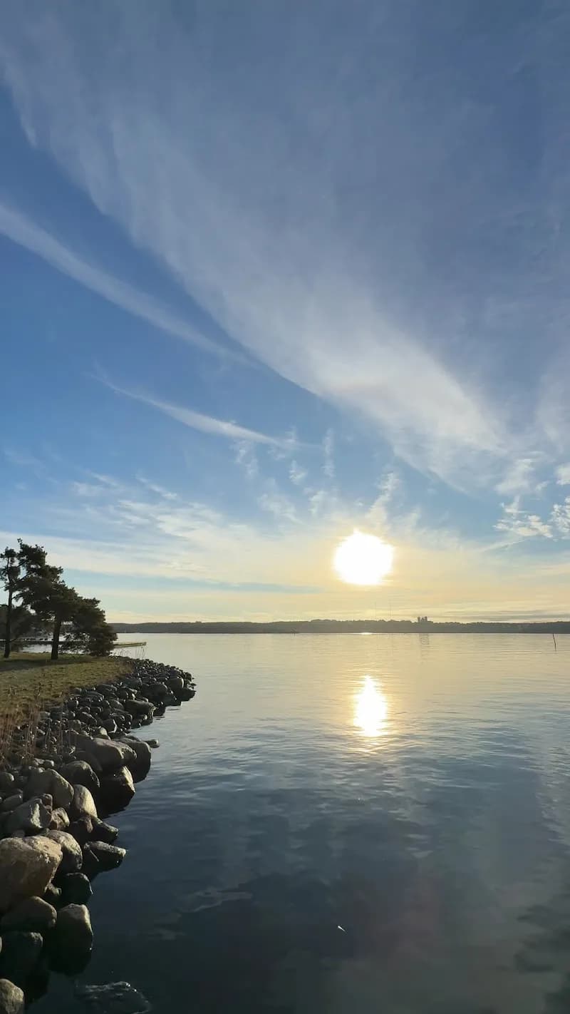 View of Kappsta nature reserve in Lidingö, Stockholm