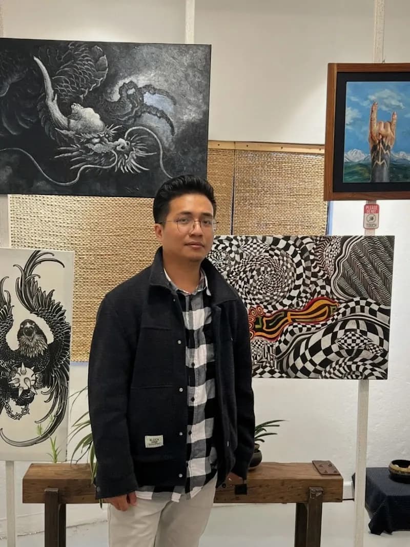 View of Kathmandu Art House in Thamel, Bagmati