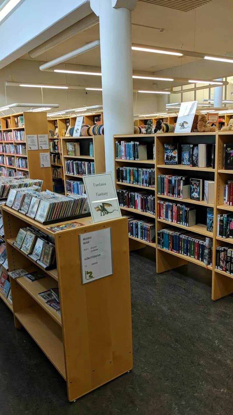 View of Kauniainen Library in Kauniainen, Uusimaa