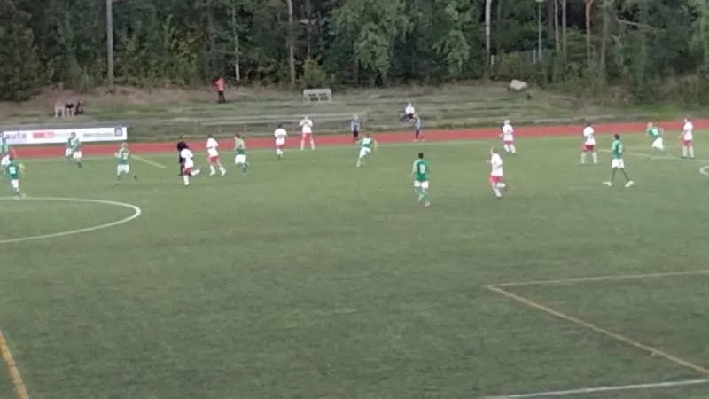 View of Kauniainen Sports Park (Urheilukenttä) in Kauniainen, Uusimaa