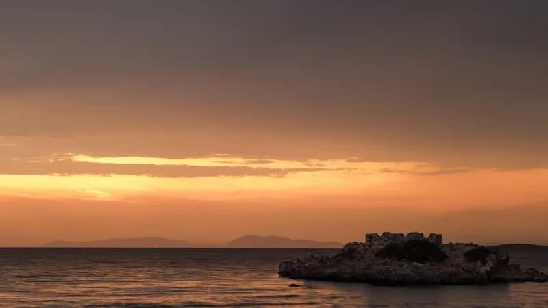 Kavura Point natural feature in Vouliagmeni, AT