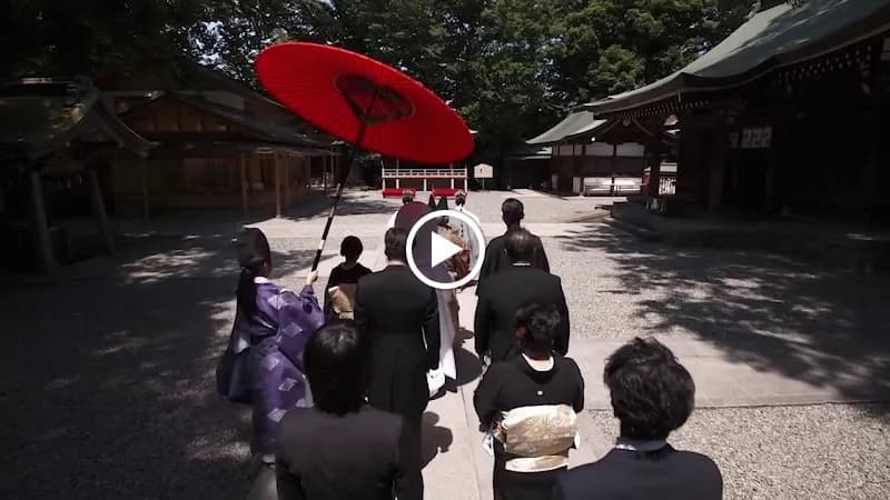 View of Kawagoe Hikawa Shrine in Kawagoe, Saitama