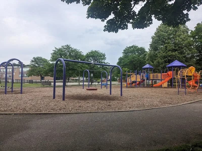 Keenan Park playground in Aurora, ON