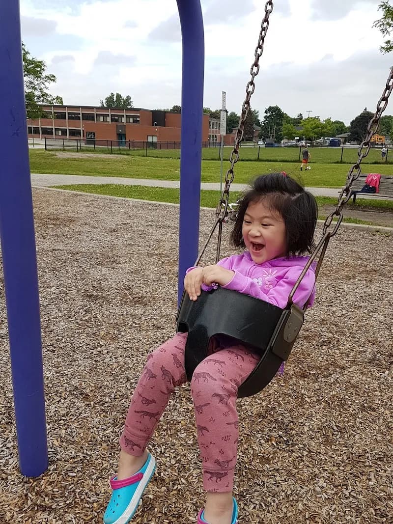 View of Keenan Park in Aurora, ON