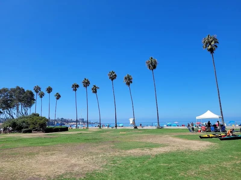 View of Kellogg Park in La Jolla, CA
