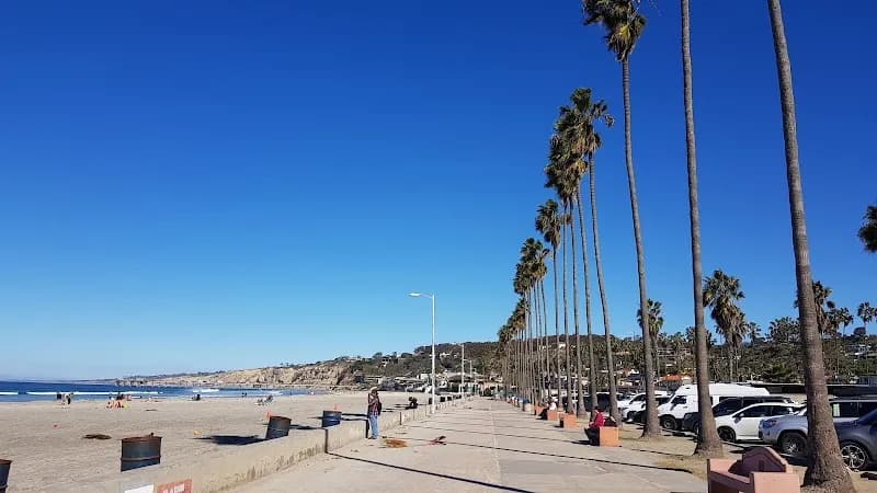 View of Kellogg Park in La Jolla, CA