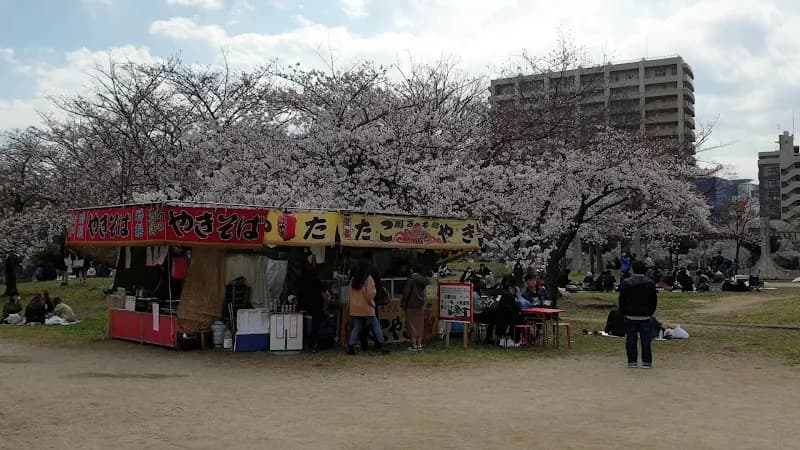 View of Kema Sakuranomiya Park in Osaka, OS