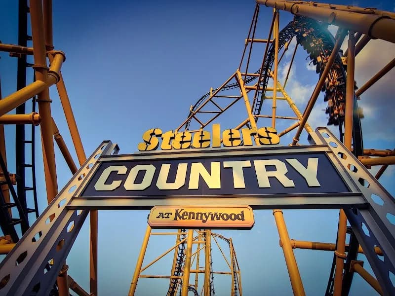View of Kennywood in Pittsburgh, PA