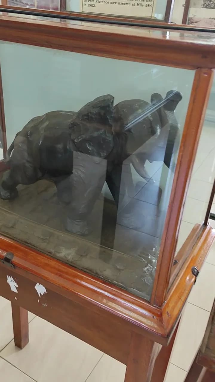 View of Kenya Railway Museum in Lavington, Nairobi