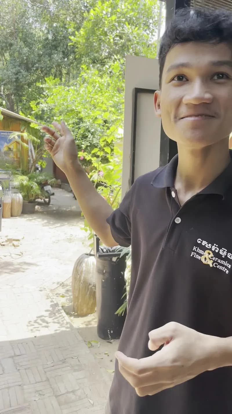 View of Khmer Ceramics in Siem Reap, SR