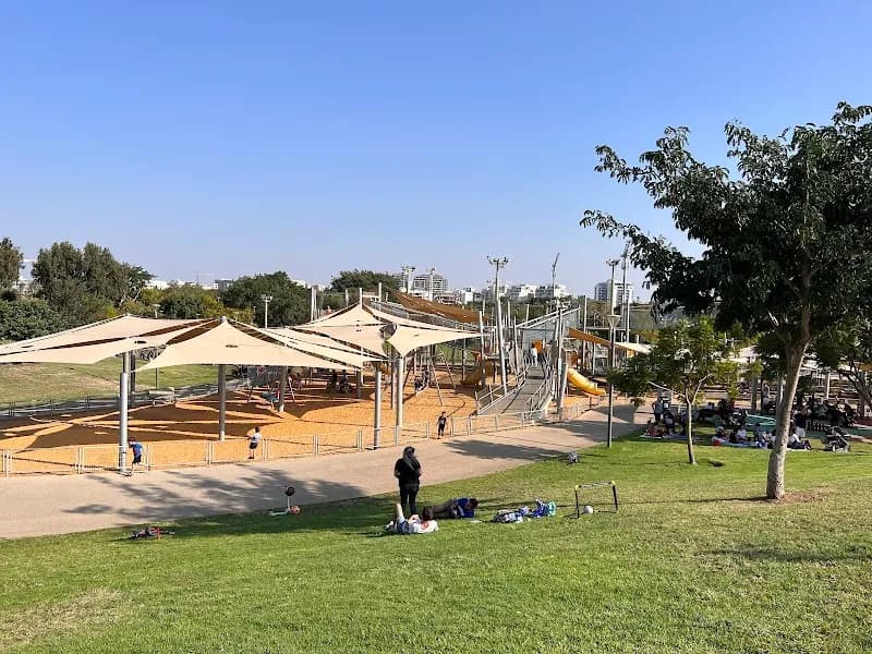 View of Kids Playground in Petach Tikva, TA