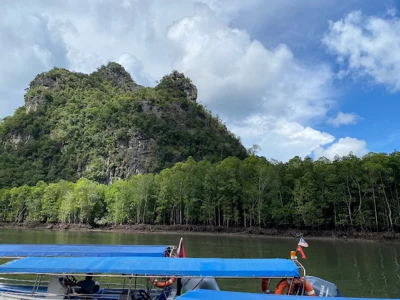 View of Kilim Geoforest Park in Langkawi, KD