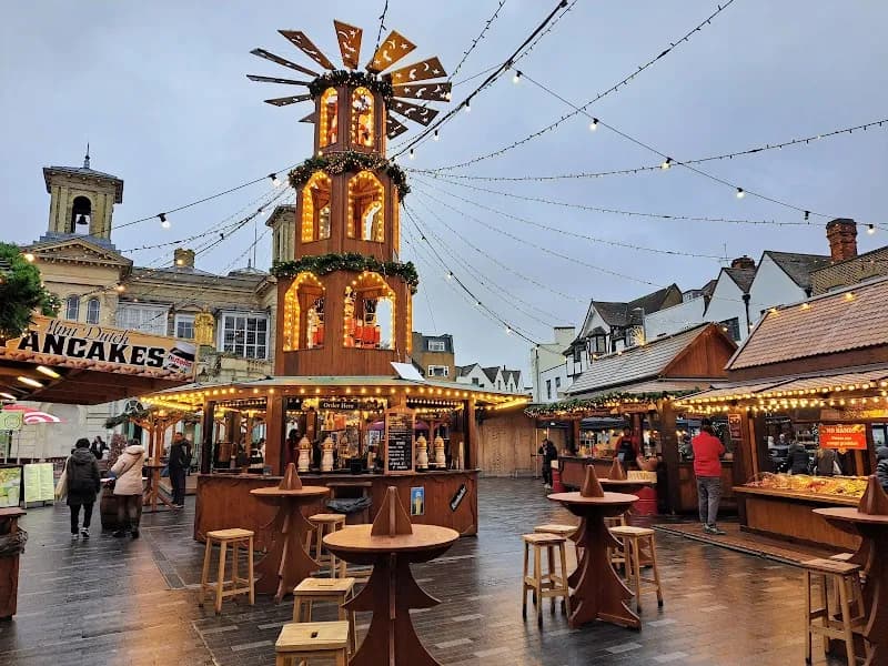 View of Kingston Historic Market in Kingston upon Thames, London