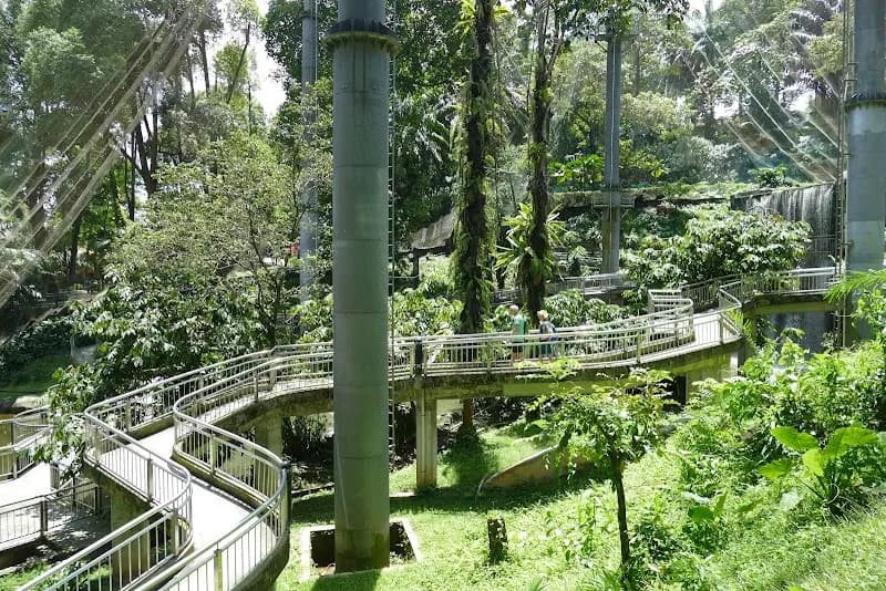 View of KL Bird Park in Kuala Lumpur, KL