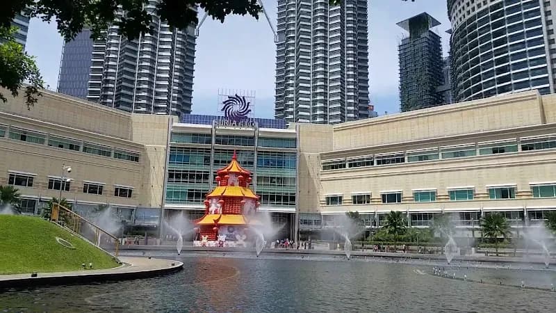 View of KLCC Park in Kuala Lumpur, KL