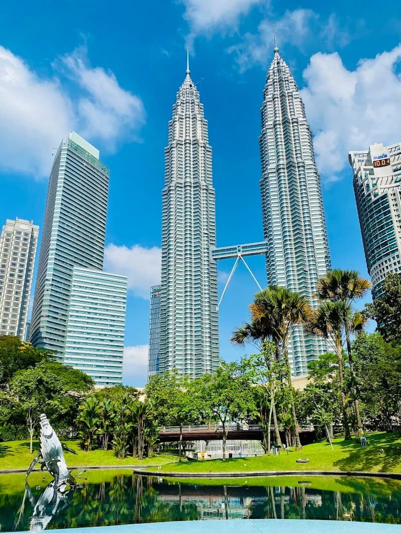 View of KLCC Park in Kuala Lumpur, KL