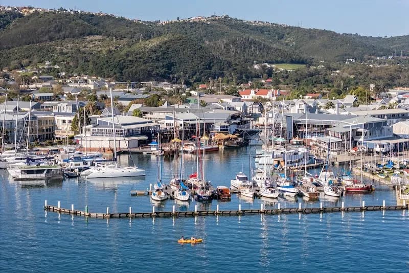 View of Knysna Waterfront in Knysna, WC