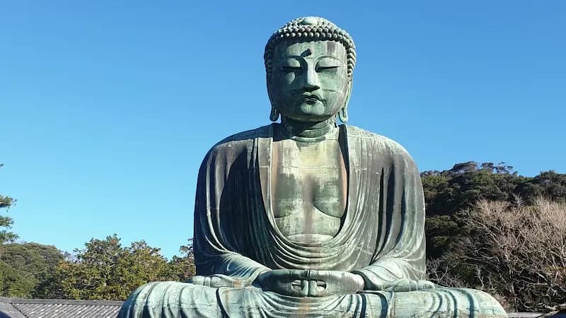View of Kotoku-in in Kamakura, Kanagawa