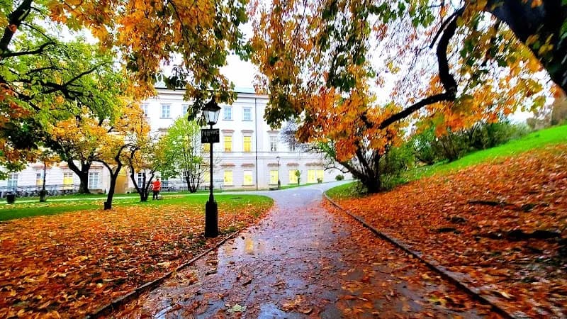 View of Kurgarten in Salzburg, SBG