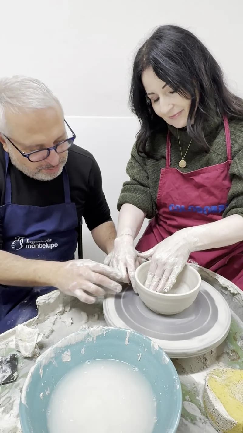 View of La Galleria Montelupo Ceramics in Montelupo Fiorentino, Tuscany
