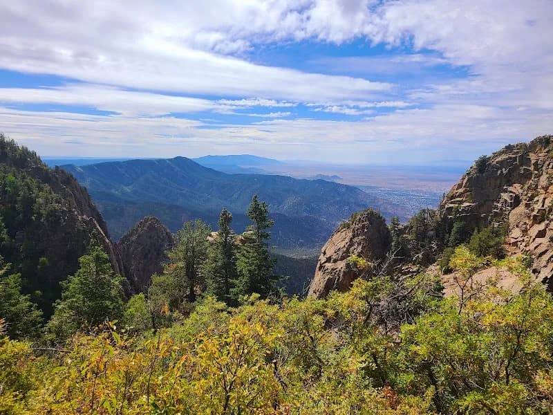 View of La Luz Trail in Albuquerque, NM