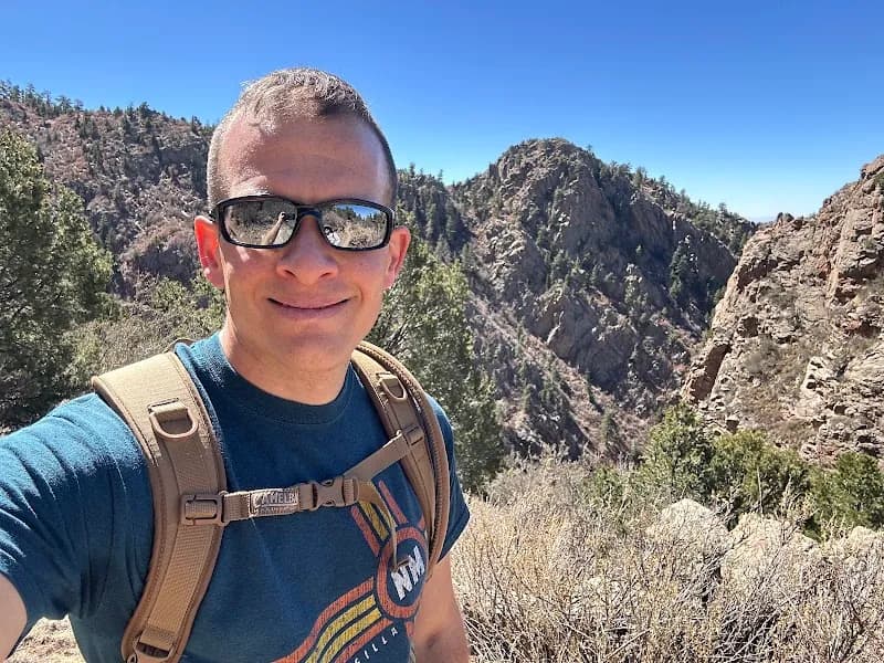 View of La Luz Trail in Bernalillo, NM