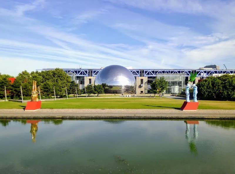 La Villette park in Paris, IDF