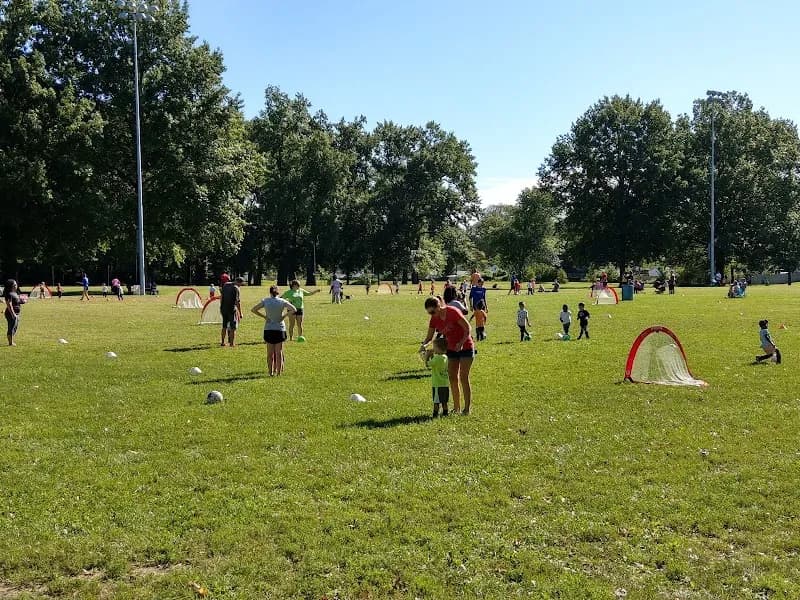View of Laderman Park in Belleville, IL