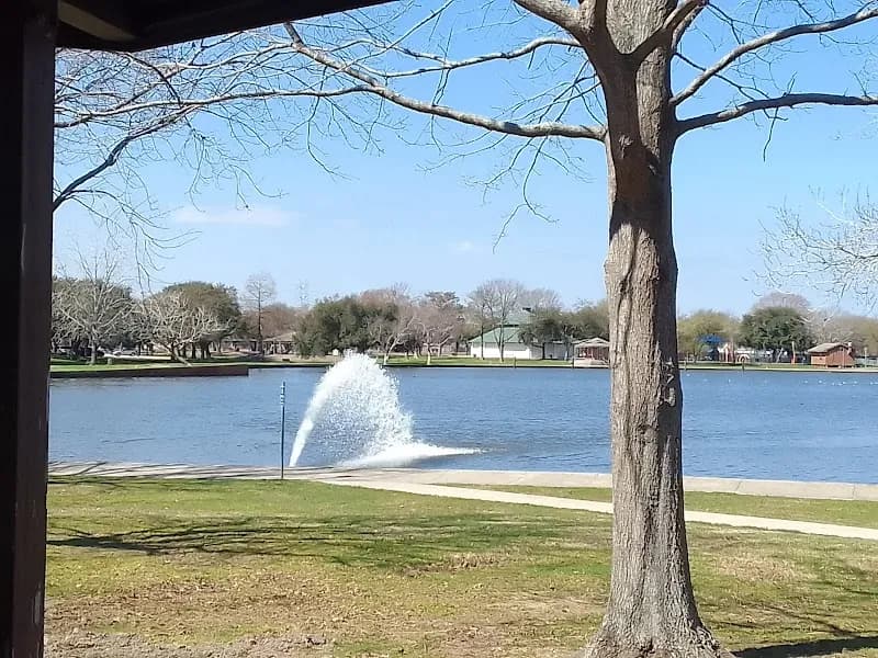 View of Lafreniere Park in Old Metairie, LA