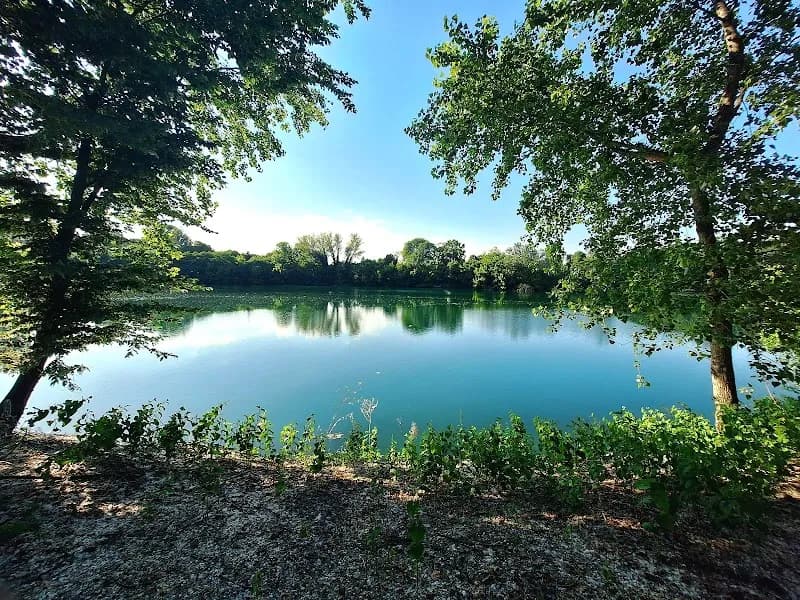 Laghetto Europa park in San Donato Milanese, Lombardy