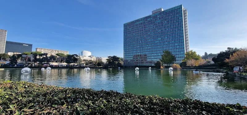 Laghetto parco EUR Roma park in EUR (Esposizione Universale Roma), Lazio