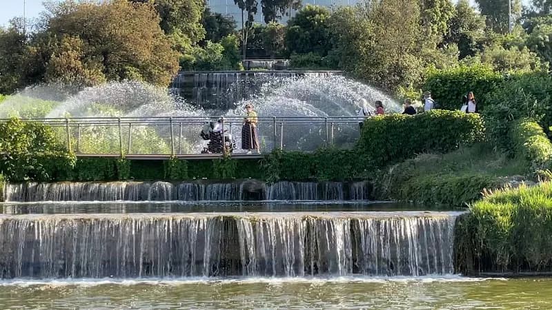 View of Laghetto parco EUR Roma in EUR (Esposizione Universale Roma), Lazio