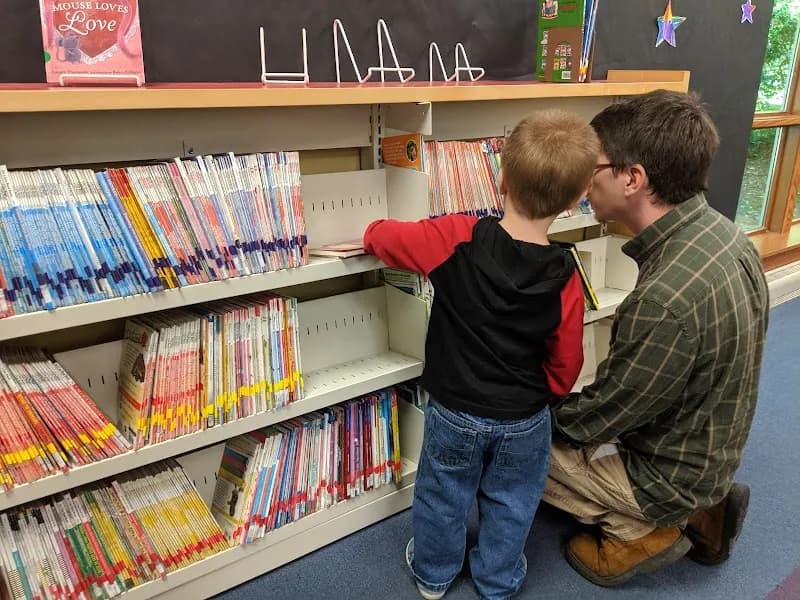 View of LaGrange Branch- Oldham County Public Library in La Grange, KY