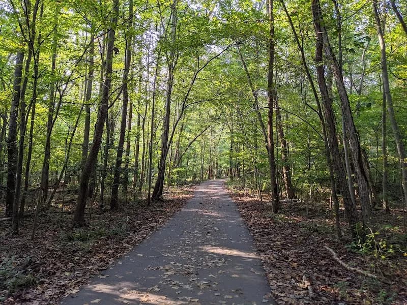 View of Lake Accotink Park in Annandale, VA
