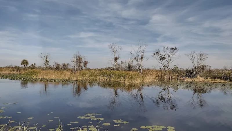 View of Lake Apopka Loop Trail in Winter Garden, FL