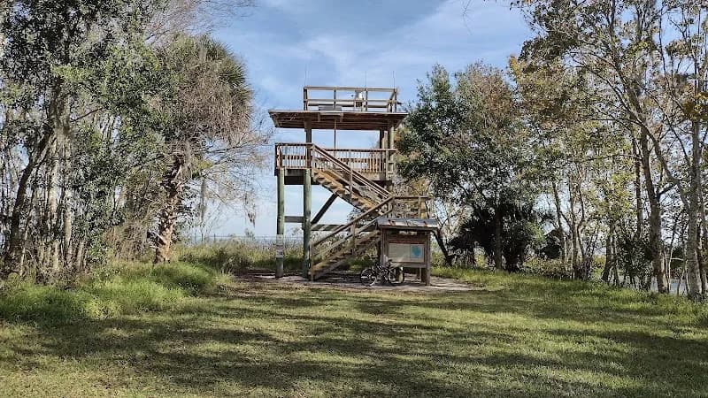 View of Lake Apopka Loop Trail in Winter Garden, FL