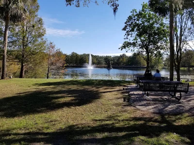 View of Lake Lily Park in Maitland, FL