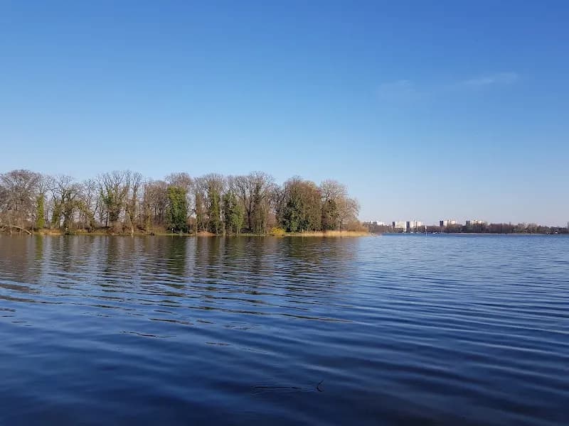 View of Lake Tegel in Reinickendorf, BE