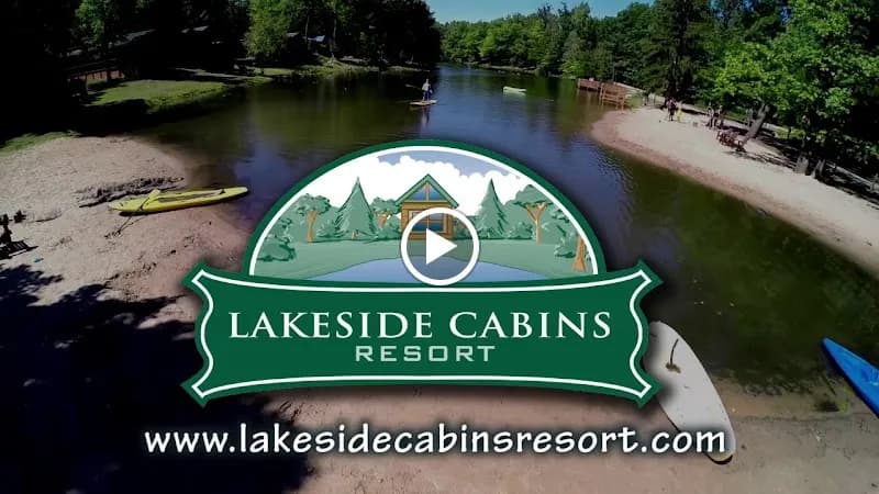 View of Lakeside Cabins Resort in Beulah, MI