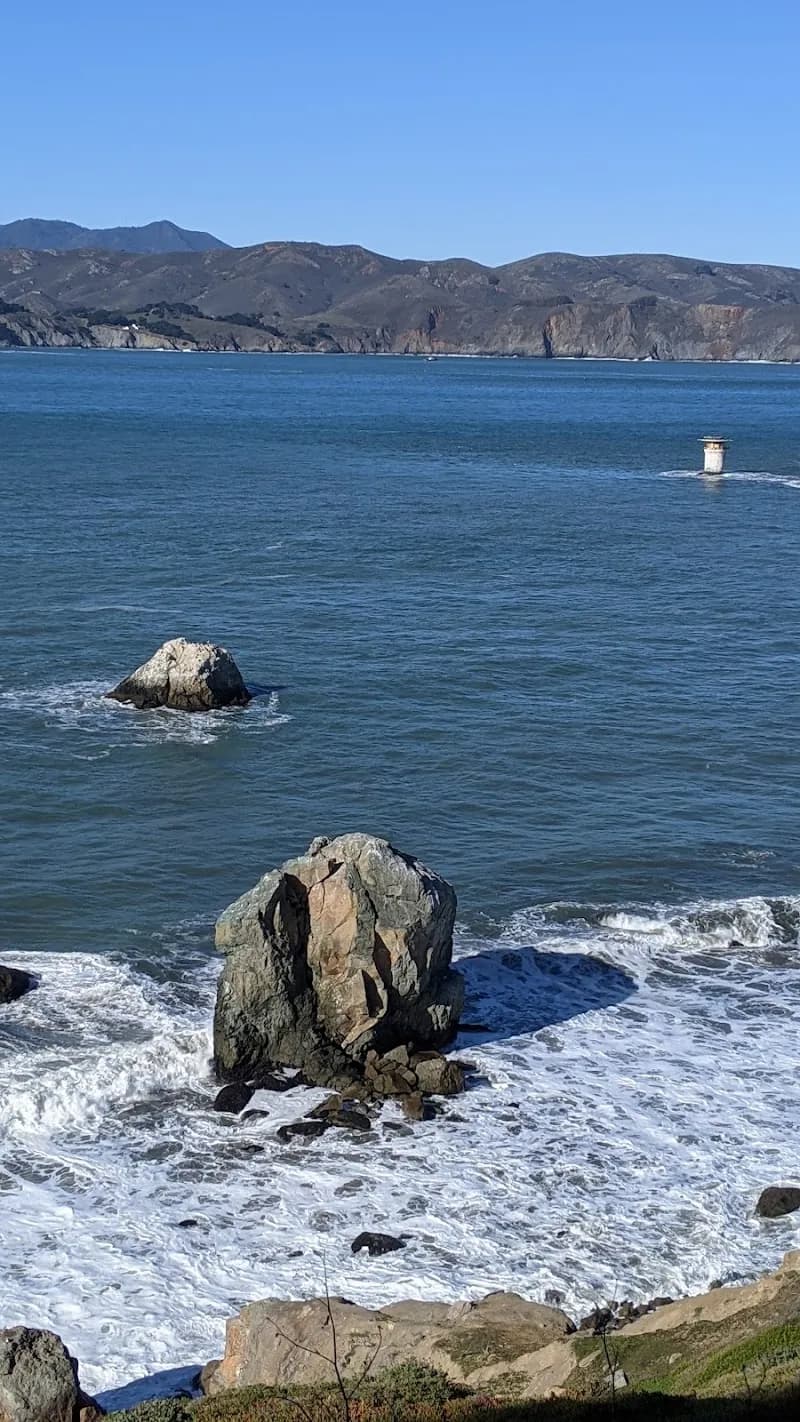 View of Lands End Trail in San Francisco, CA